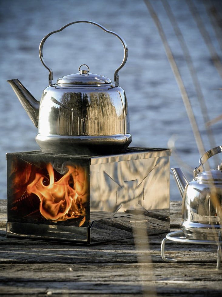 Petromax Grillkamin Petromax Hobo-Kocher bk1 kompakter Steckherd, Standfest