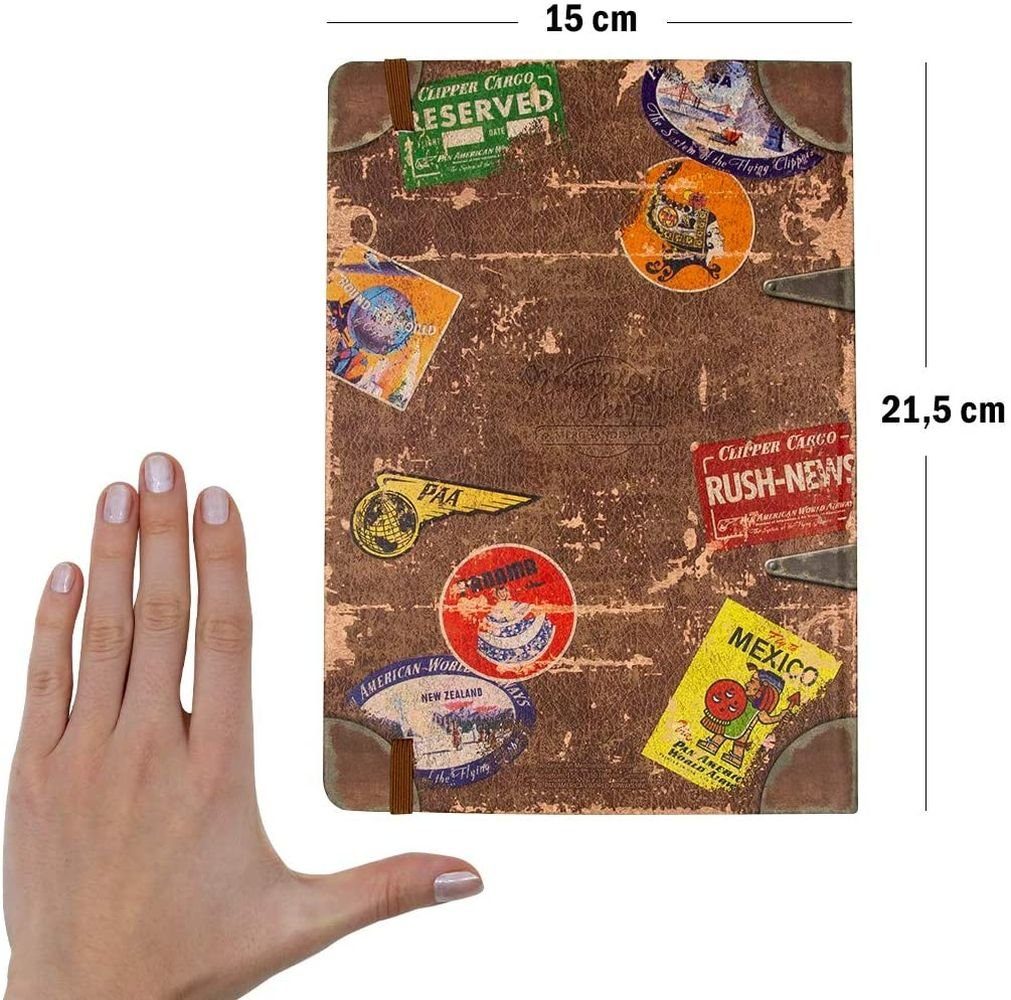Nostalgic-Art Notizbuch DIN A5 Notizbuch - Pan Am Travel – Bild 2 von 4