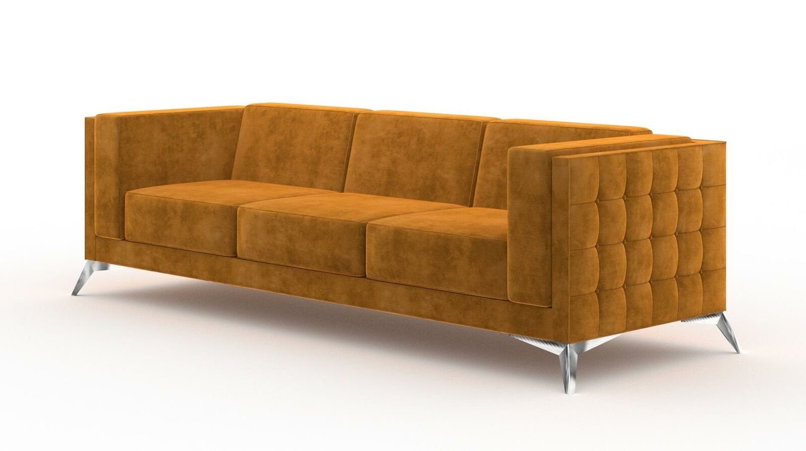 Moderner JVmoebel Dreisitzer Großer Polster Sofa in Sofa Europe Made Luxus 3-Sitzer Stilvoll, Couch