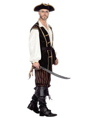 Metamorph Kostüm Piratenoutfit für Männer braun, Nix für Landratten: Piratenkostüm im gepflegten Look