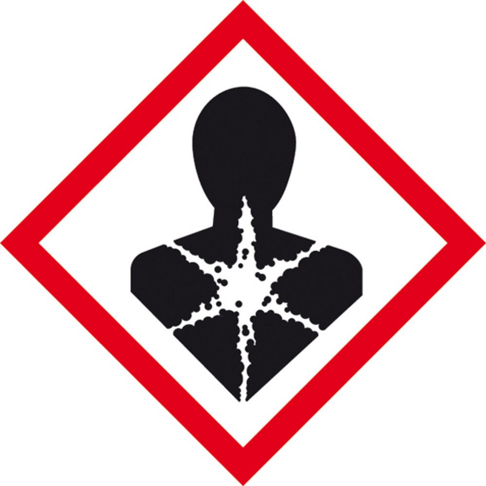 Hinweisschild SafetyMarking 21.B1031 GHS-Gefahrenpiktogramm 08 Gesundheitsgefahr Fol