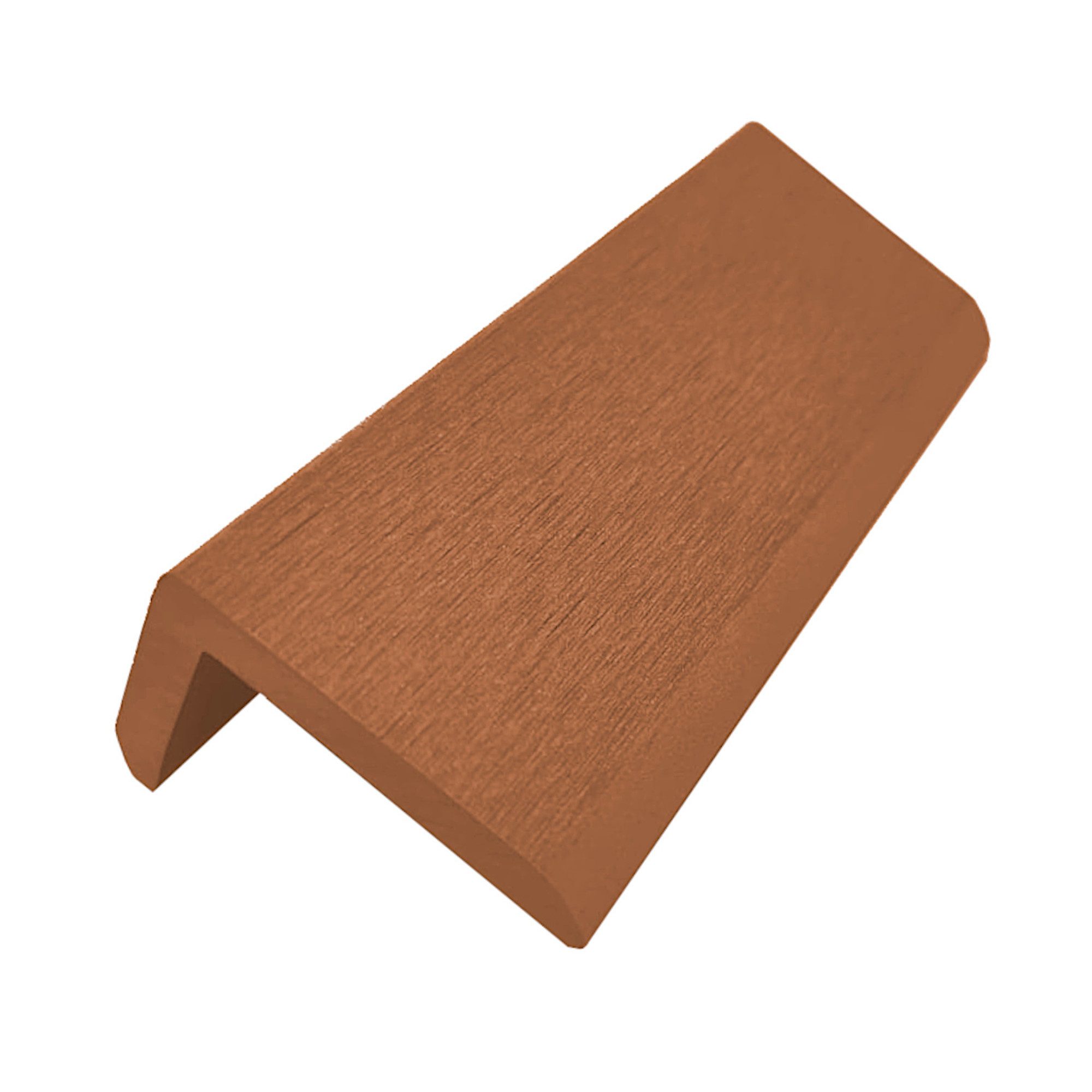 WPC Profi Terrassendielen L-Abschlussleiste Winkelleiste redwood braun, (Abschlussleiste, 1-St., Winkelleiste 60x40x1950 mm)