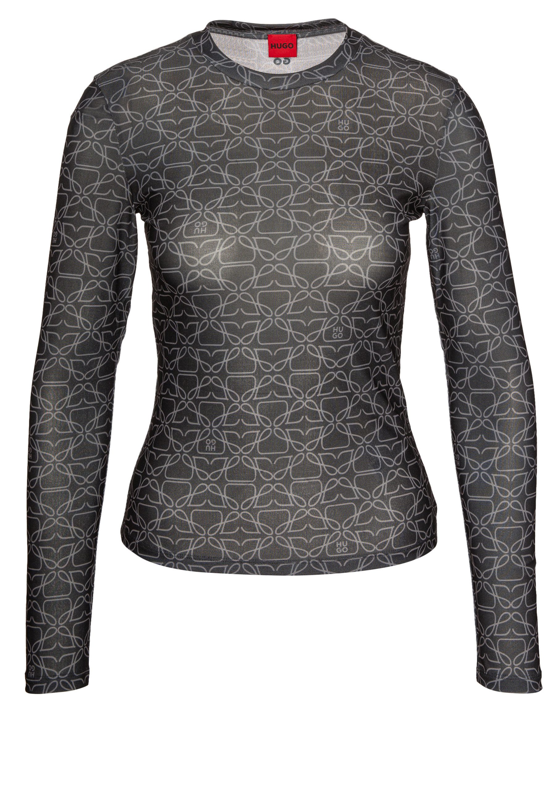 HUGO Langarmshirt Diralina_10 (1-tlg., keine Angabe)