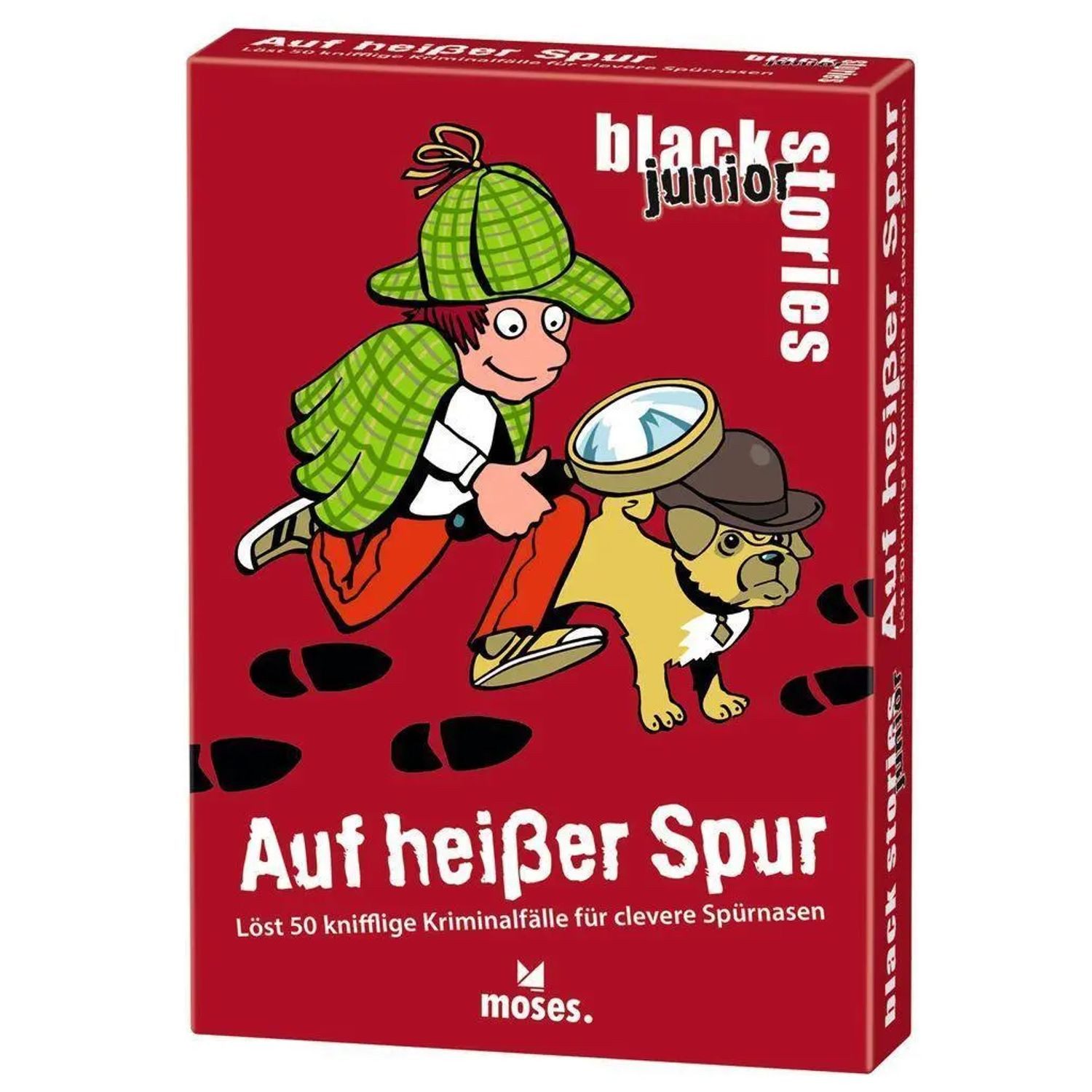 Moses. Verlag Spiel black stories junior Auf heißer Spur