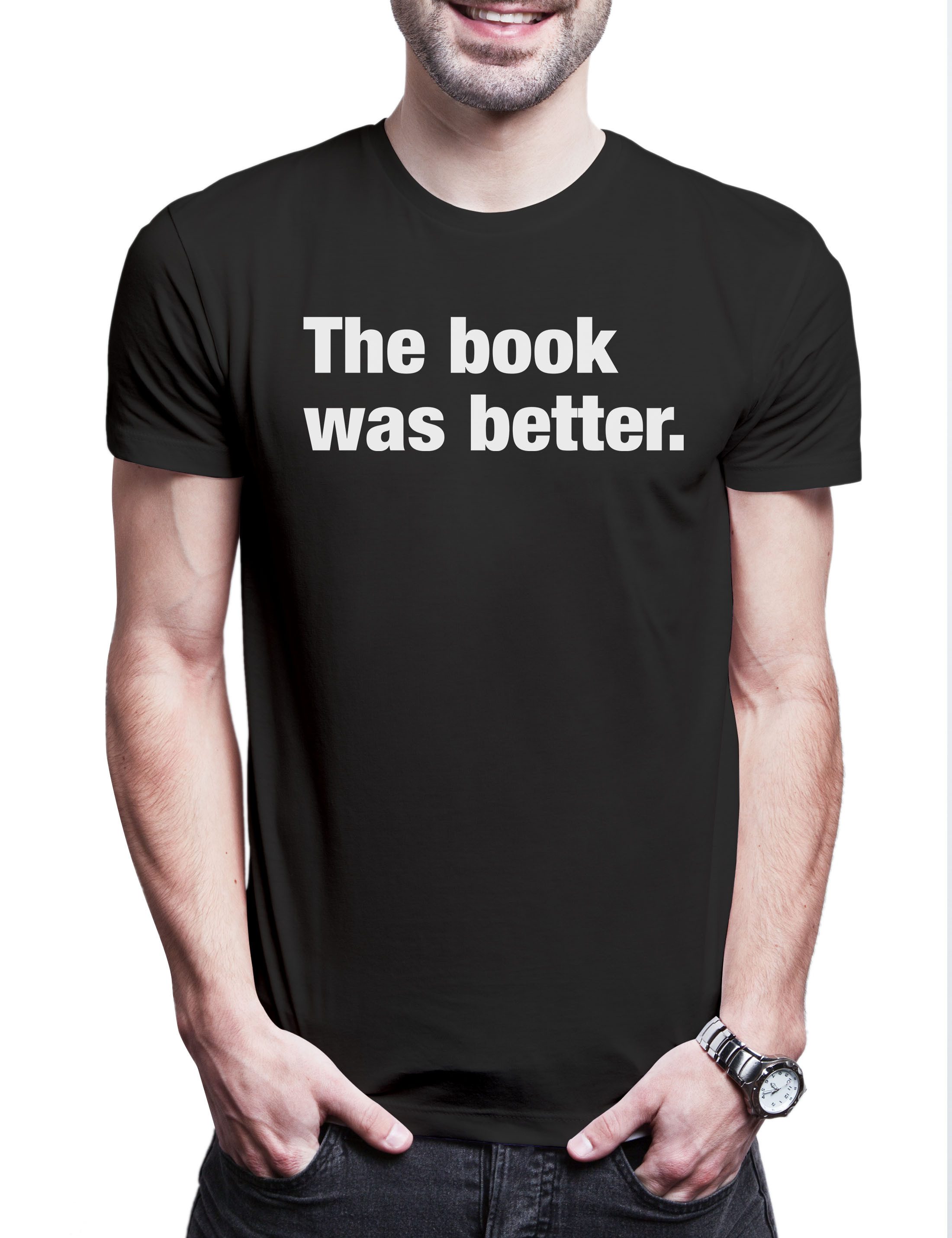 Urban Backwoods Print-Shirt The Book Was Better Herren T-Shirt Buch Bücherwurm Leseratte Lesen (1-tlg) Bibliothekar Buchhändler Slogan Spruch