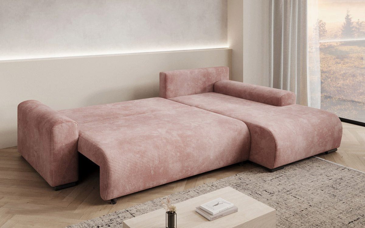 Luxusbetten24 Schlafsofa Designer Sofa Hanna, mit Schlaffunktion und Stauraum – Bild 3 von 4