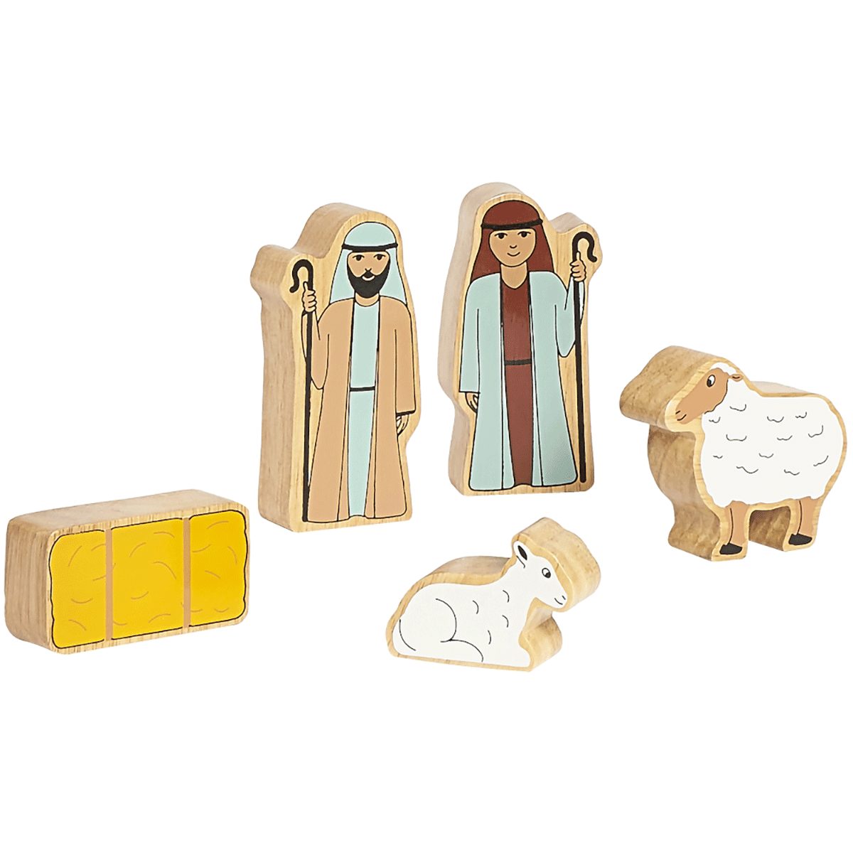 Krippe Große Weihnachtskrippe für Kinder.
