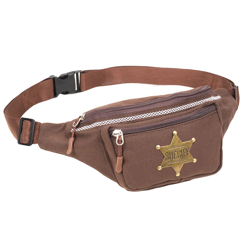Goldschmidt Kostüme Bauchtasche Bauchtasche Cowboy braun