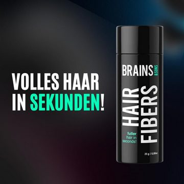 Brains & Sons Haarpuder Brains & Sons Hair Fibers, Schweiß und Wasserfest, Kein Verschmieren, Frei von Nebenwirkungen