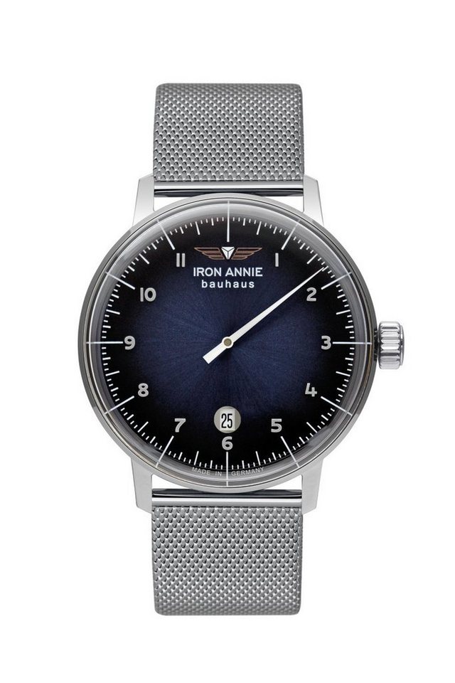 IRON ANNIE Quarzuhr Monotimer, Einzeigeruhr, 5042M-3, Elegante Uhr für  Herren mit hochwertigem Quarz-Uhrwerk ETA