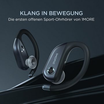 1More Sport Kopfhörer Kabellos mit Mikrofon Open-Ear-Kopfhörer (5.3 Bluetooth, True Wireless Earbuds, Schnellladung, 38 Stunden Spielzeit)