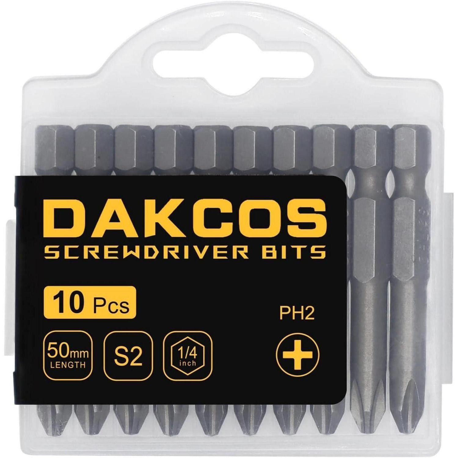 LuxusKollektion Bit-Set Bits PH2 S2 lang 50 mm 10 Stück PH2-Bit Box