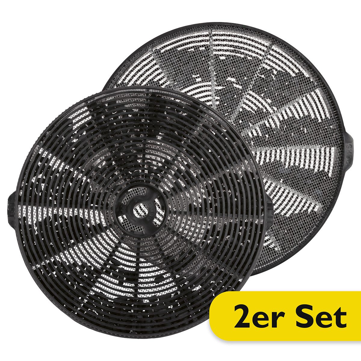 BOMANN Aktivkohlefilter KF 574, 2er Set, für DU 7604 G, DU 7606 G, DU 7606.1 G