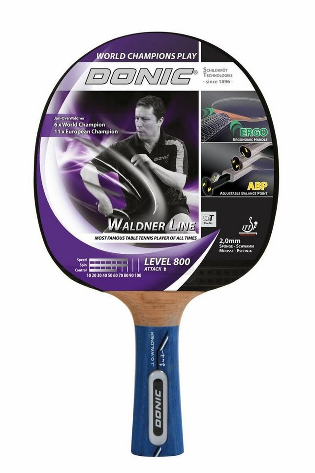 Donic-Schildkröt Tischtennisschläger Waldner 800, Tischtennis Schläger  Racket Table Tennis Bat, Tischtennisschläger