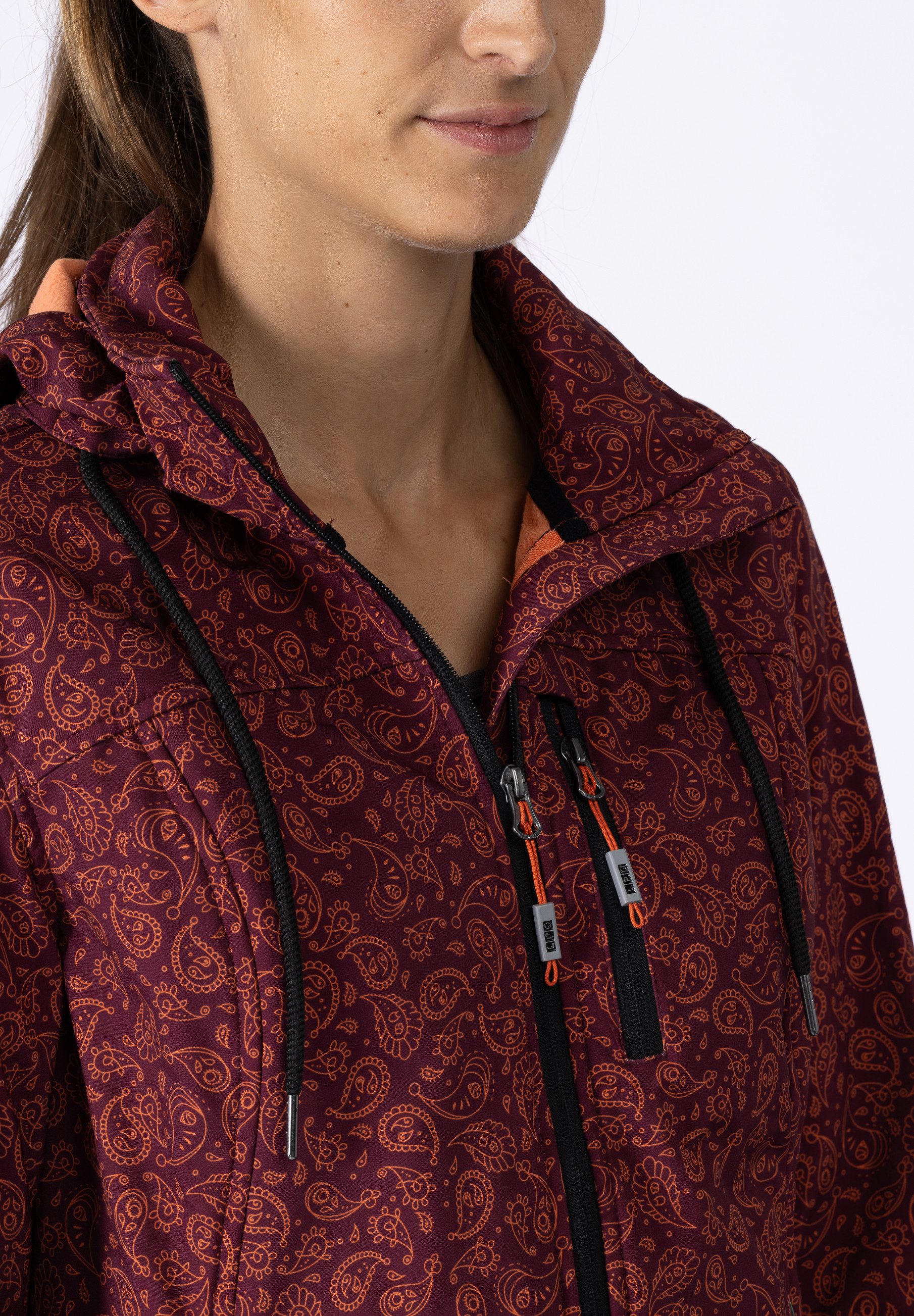 DEPROC Active Softshelljacke SUN PEAK II WOMEN mit abnehmbarer Kapuze