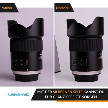 Lens-Aid Kamerazubehör-Set V-Flat Reflektor Set, aufklappbar, perfekte Ausleuchtung des Motivs