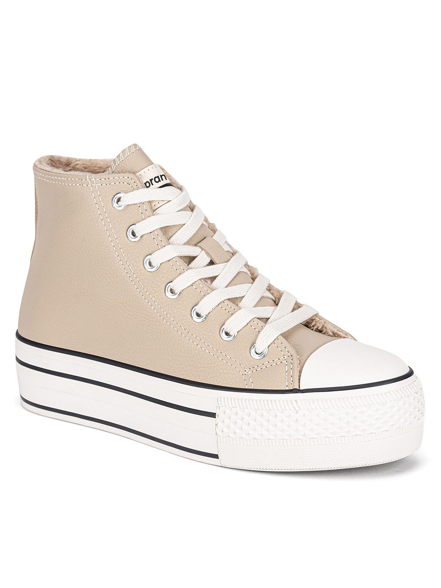sprandi Sprandi Sneakers aus Stoff Damen YL201412 Beige Sneaker