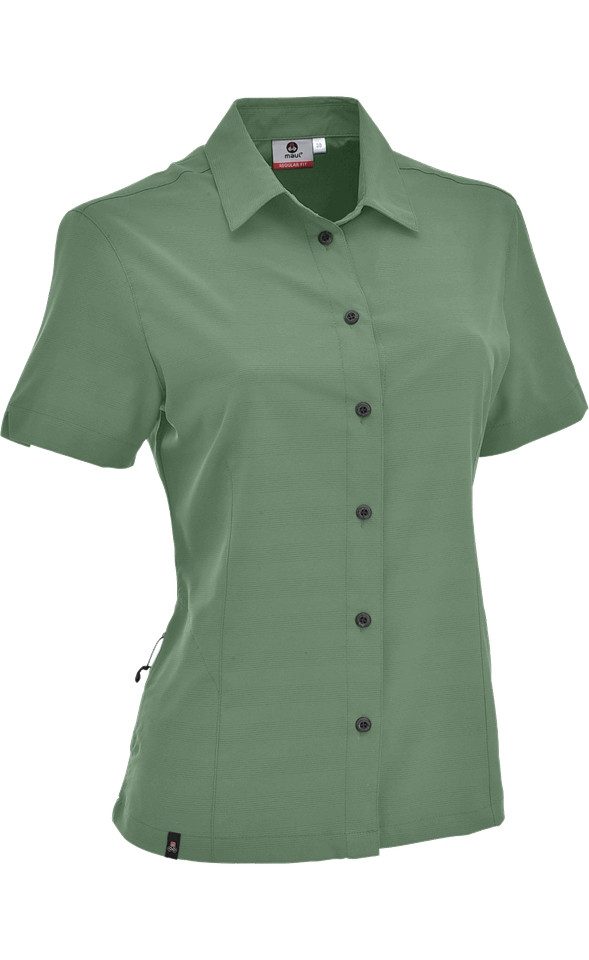 Hemdbluse Halserspitze fresh Bluse elastisch