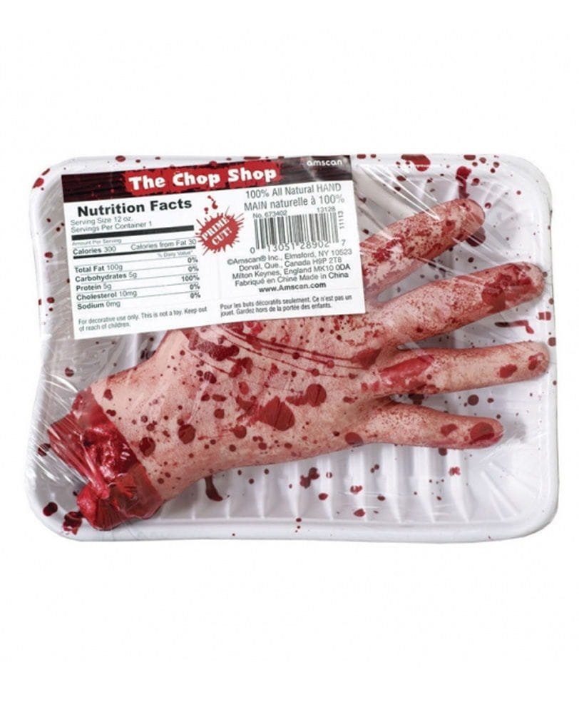 Horror-Shop Dekofigur Blutige Gammelfleisch Hand