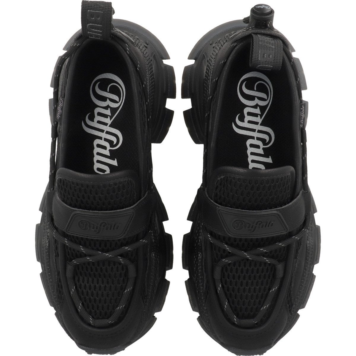 Buffalo Saturn Loafer Tec Damen Schnürschuh Sneaker, Turnschuhe, Sportschuhe, Freizeitschuhe, Schnürschuhe