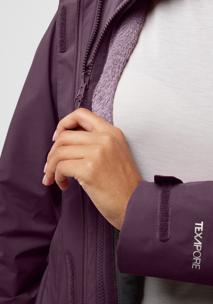 Jack Wolfskin 3-in-1-Funktionsjacke ROTWAND 3IN1 JKT W