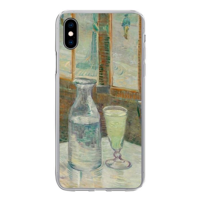 MuchoWow Handyhülle Couchtisch mit Absinth - Vincent van Gogh Handyhülle Apple iPhone Xs Max Smartphone-Bumper Print Handy