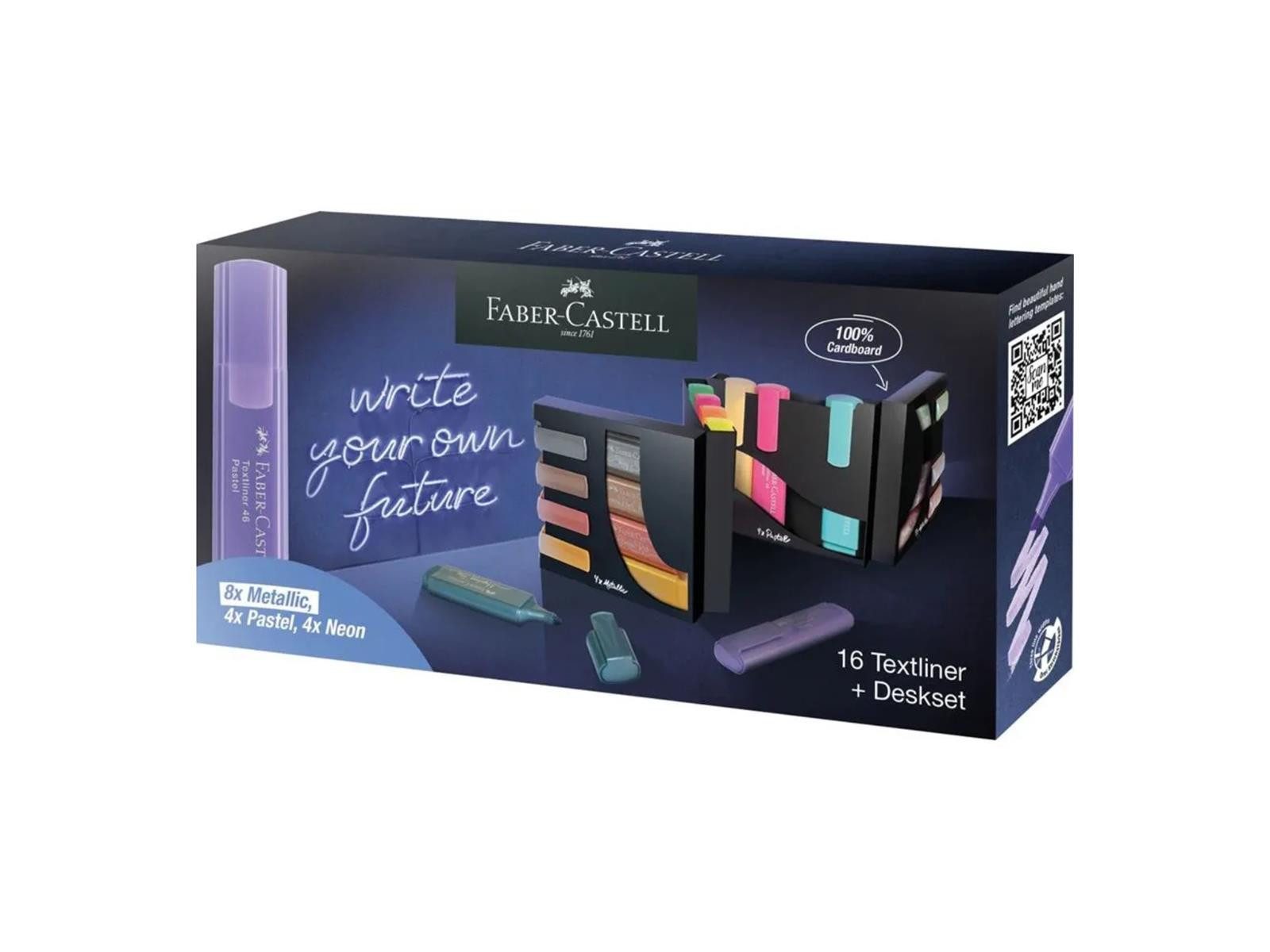 Faber-Castell Marker Faber-Castell 46 Textmarker - 16er Deskset