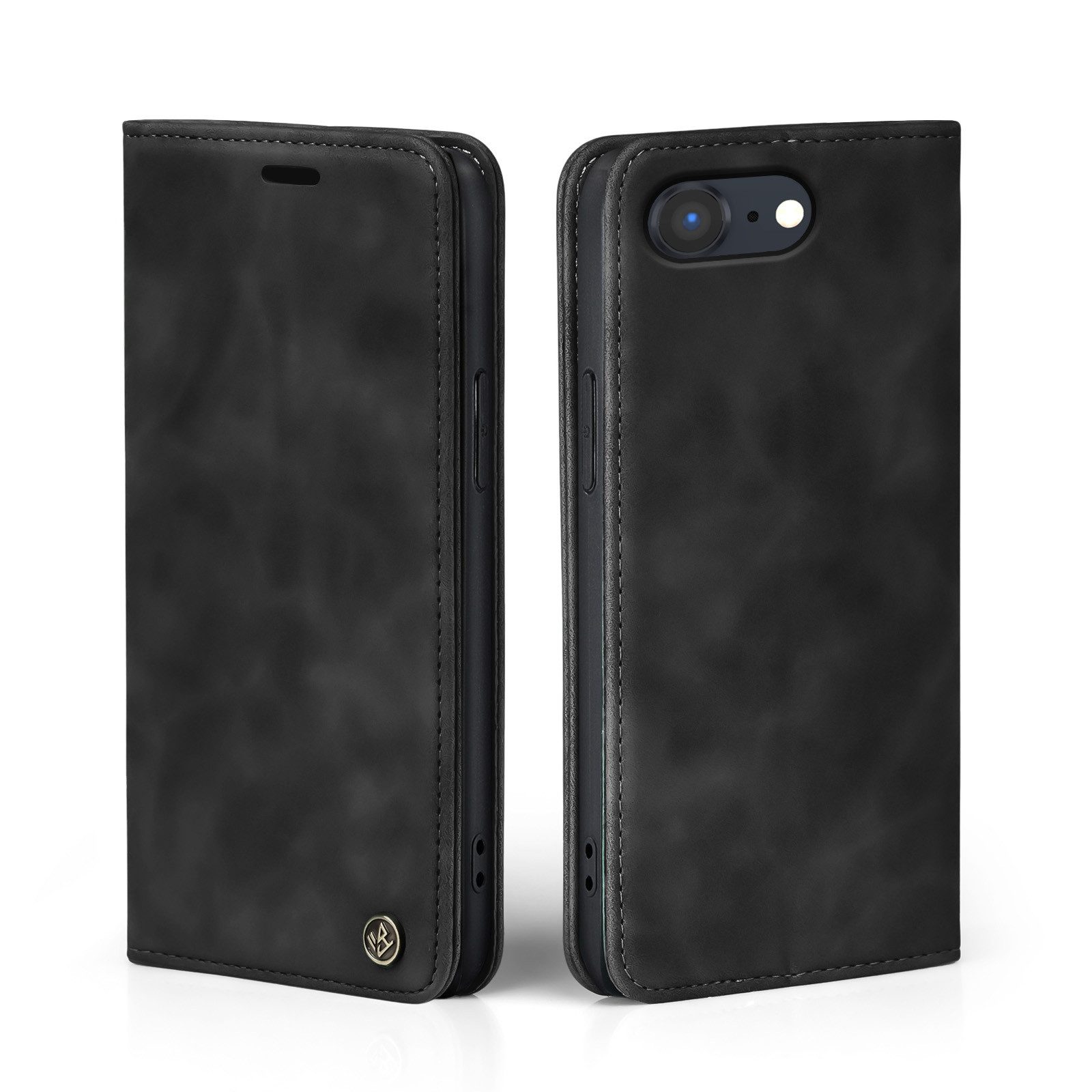 Tec-Expert Handyhülle Tasche Hülle für Apple iPhone 16e 6.1 Zoll, 6.1, Cover Klapphülle Case mit Kartenfach Fliphülle aufstellbar