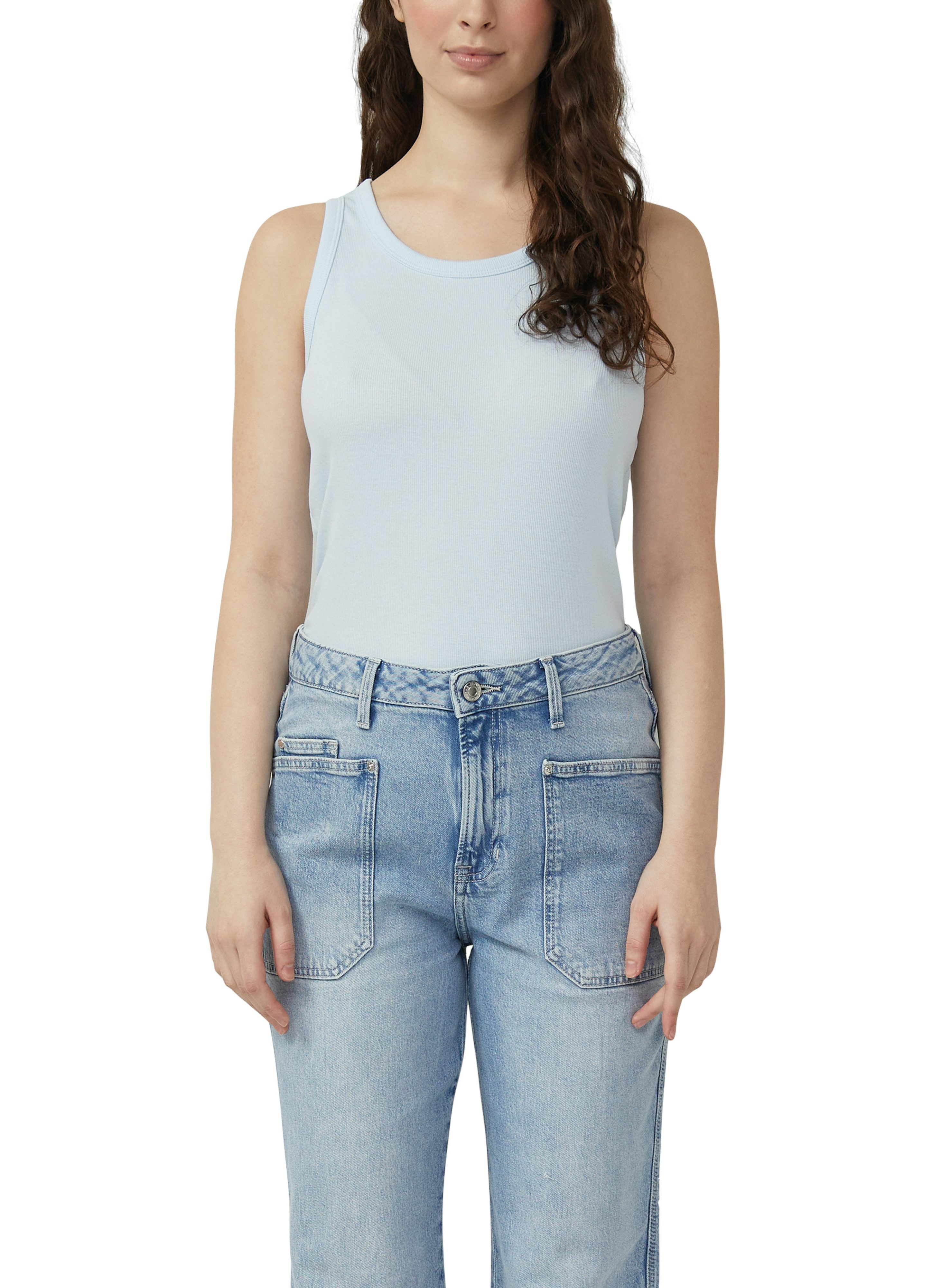 s.Oliver Tanktop in Rippoptik, Regular Fit, Rundhalsausschnitt günstig online kaufen