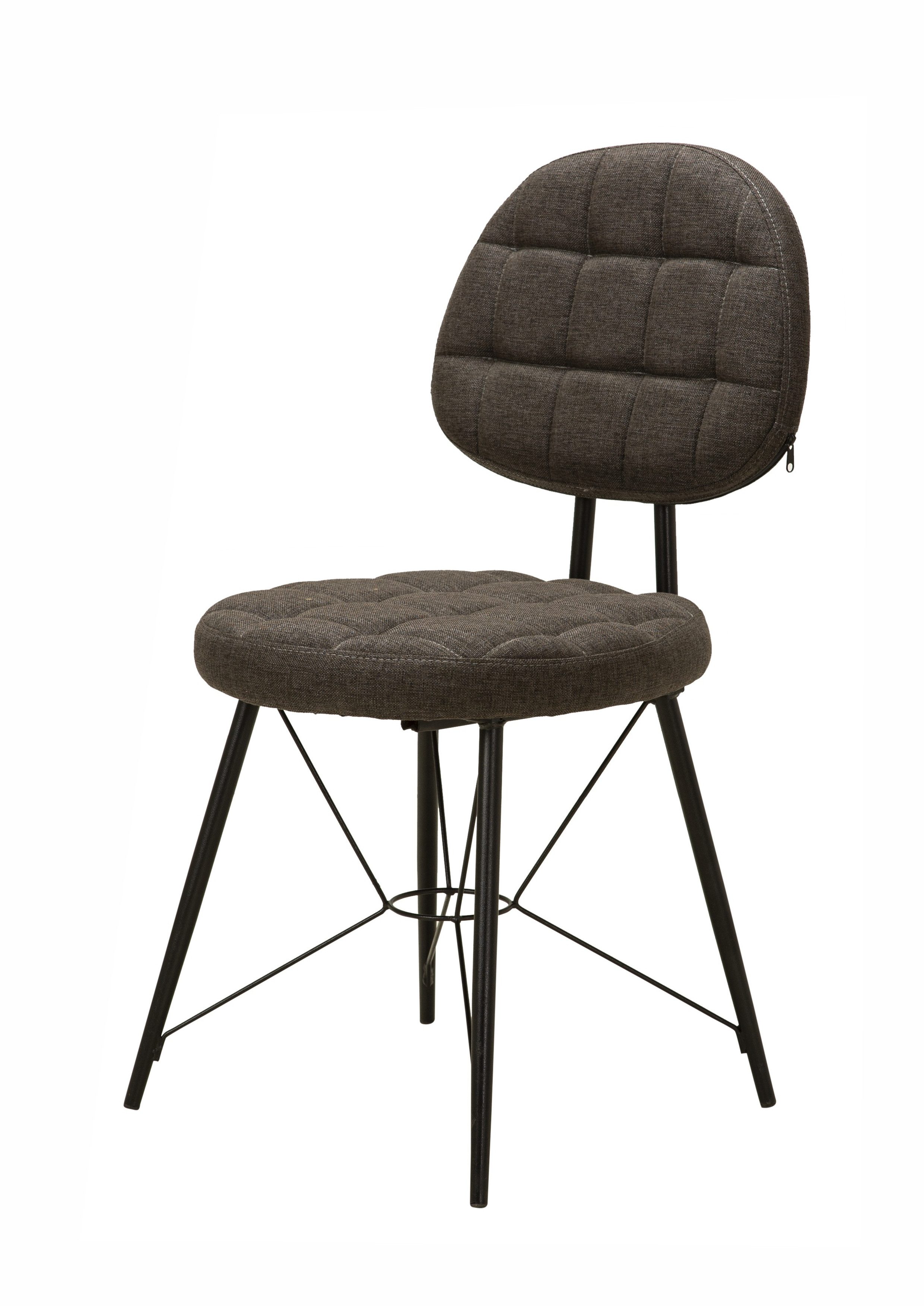 Stuhlmann Esszimmerstuhl Victoria (765C, 1 St), Stilvoller Stuhl mit Metallbeinen – Modernes Design