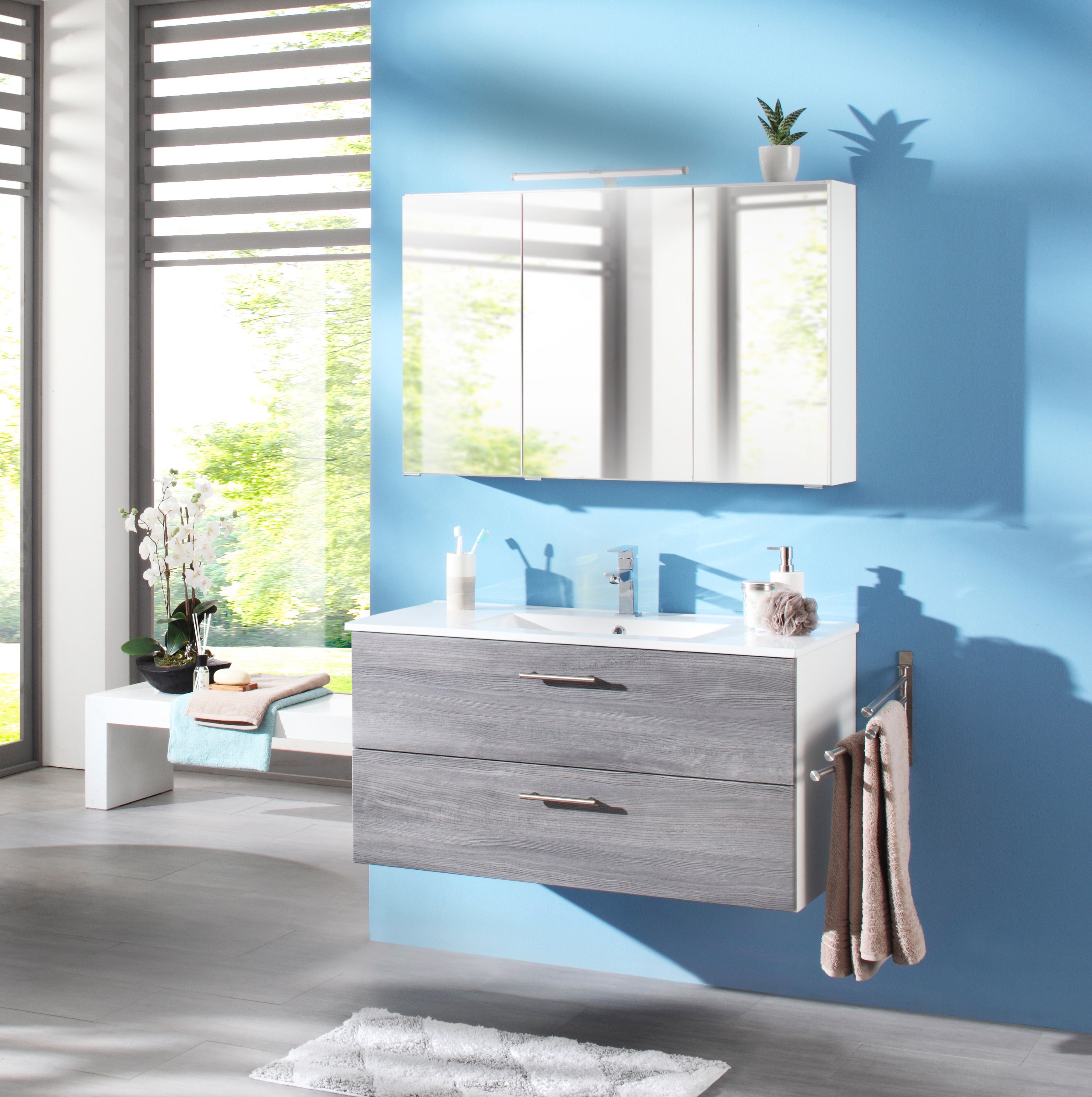 welltime Waschtisch Trento in verschiedenen Ausführungen Unterschrank inkl. günstig online kaufen