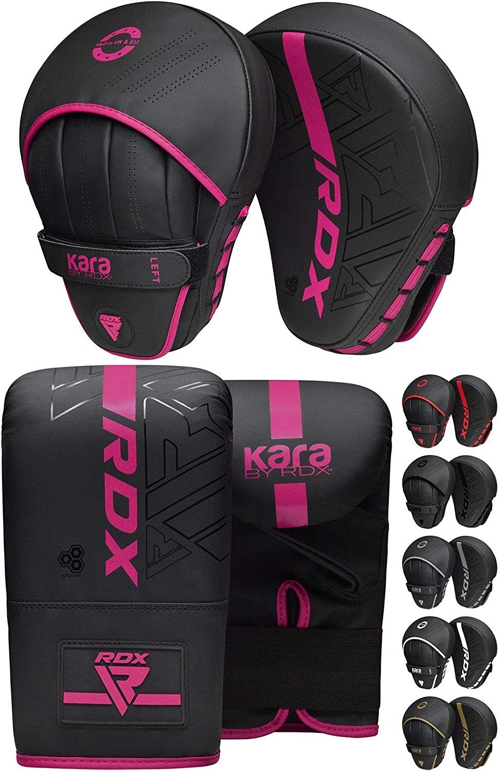 RDX Sports Punch-Handschuhe RDX Boxen Pads und Tasche Handschuhe Punching Training Mitts Kickboxen