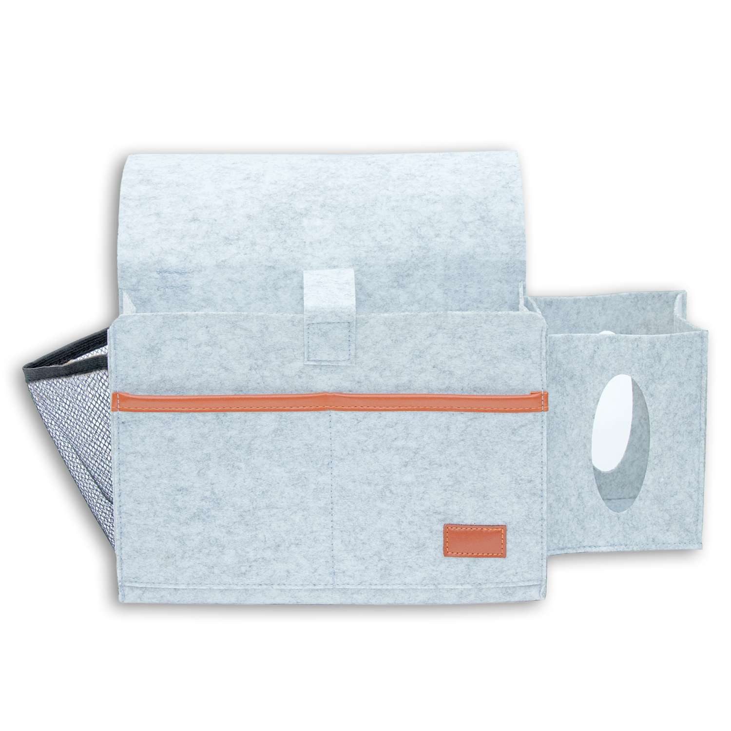Intirilife Betttasche (1-tlg), Betttasche Nachttisch Tasche aus Filz 41 / 29 x 11.3 x 19.5 cm