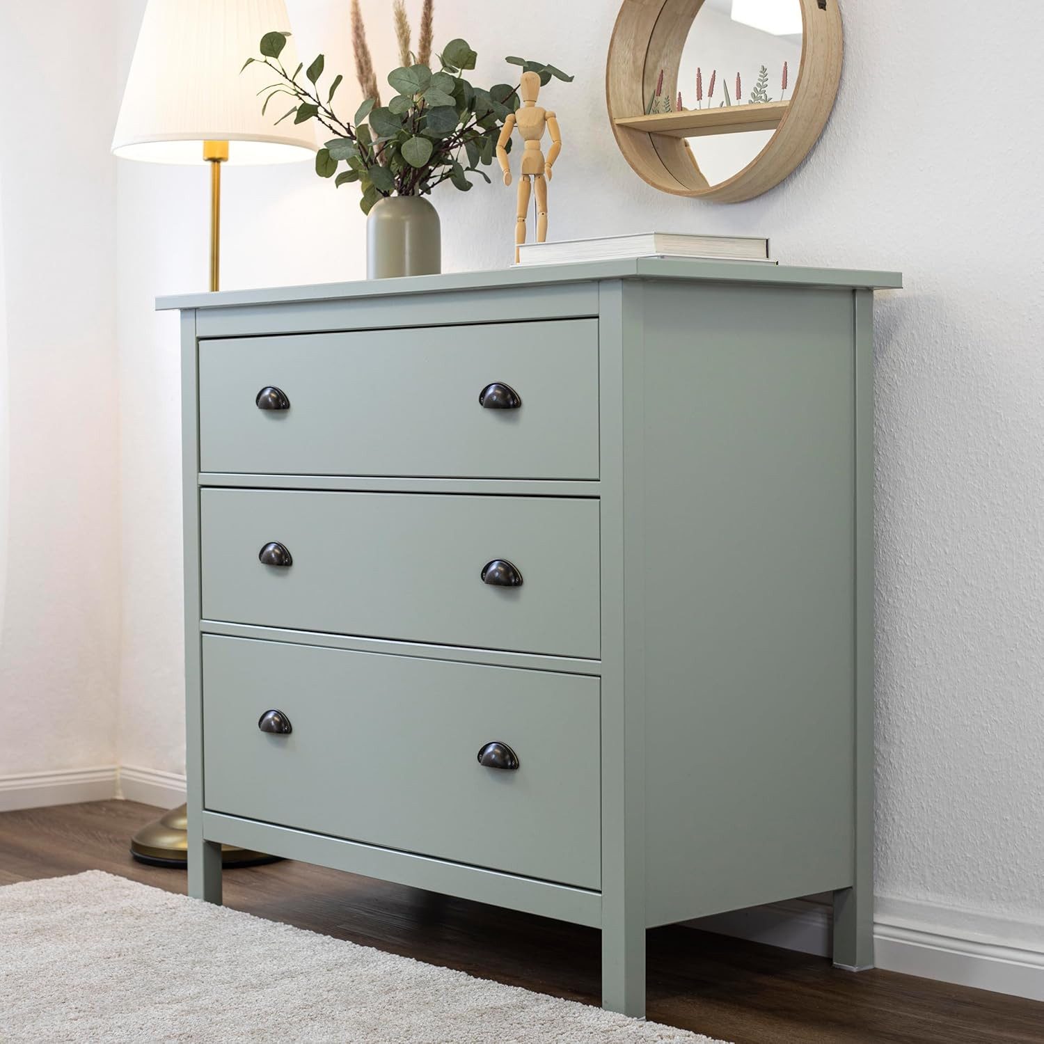 d-c-fix Möbelfolie selbstklebende Dekofolie Sage green matt Klebefolie Möbel Küche, Designfolie - Zuschneidbar & rückstandslos entfernbar – Bild 4 von 5