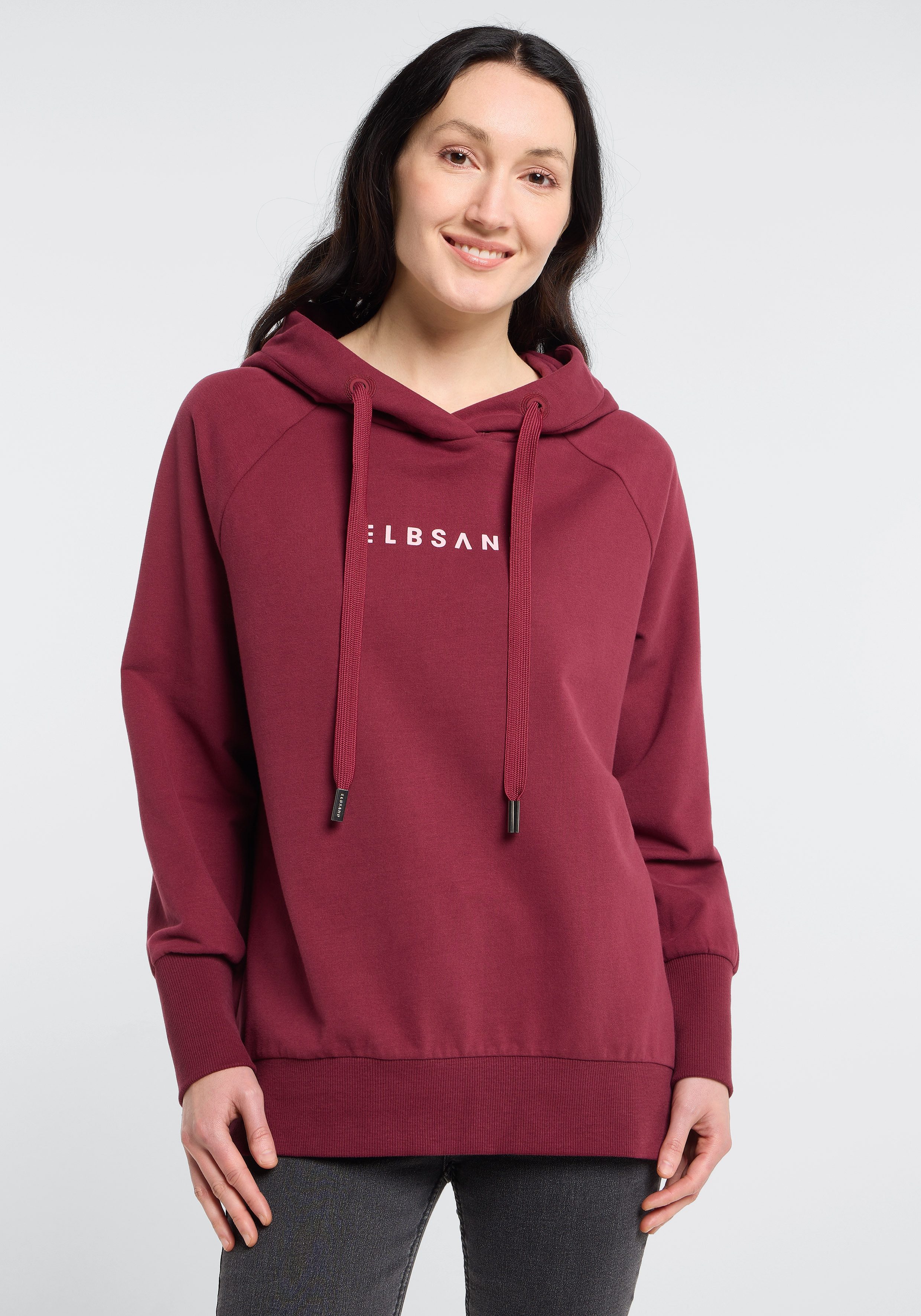Elbsand Hoodie Svana Kapuze, Rundhalsausschnitt