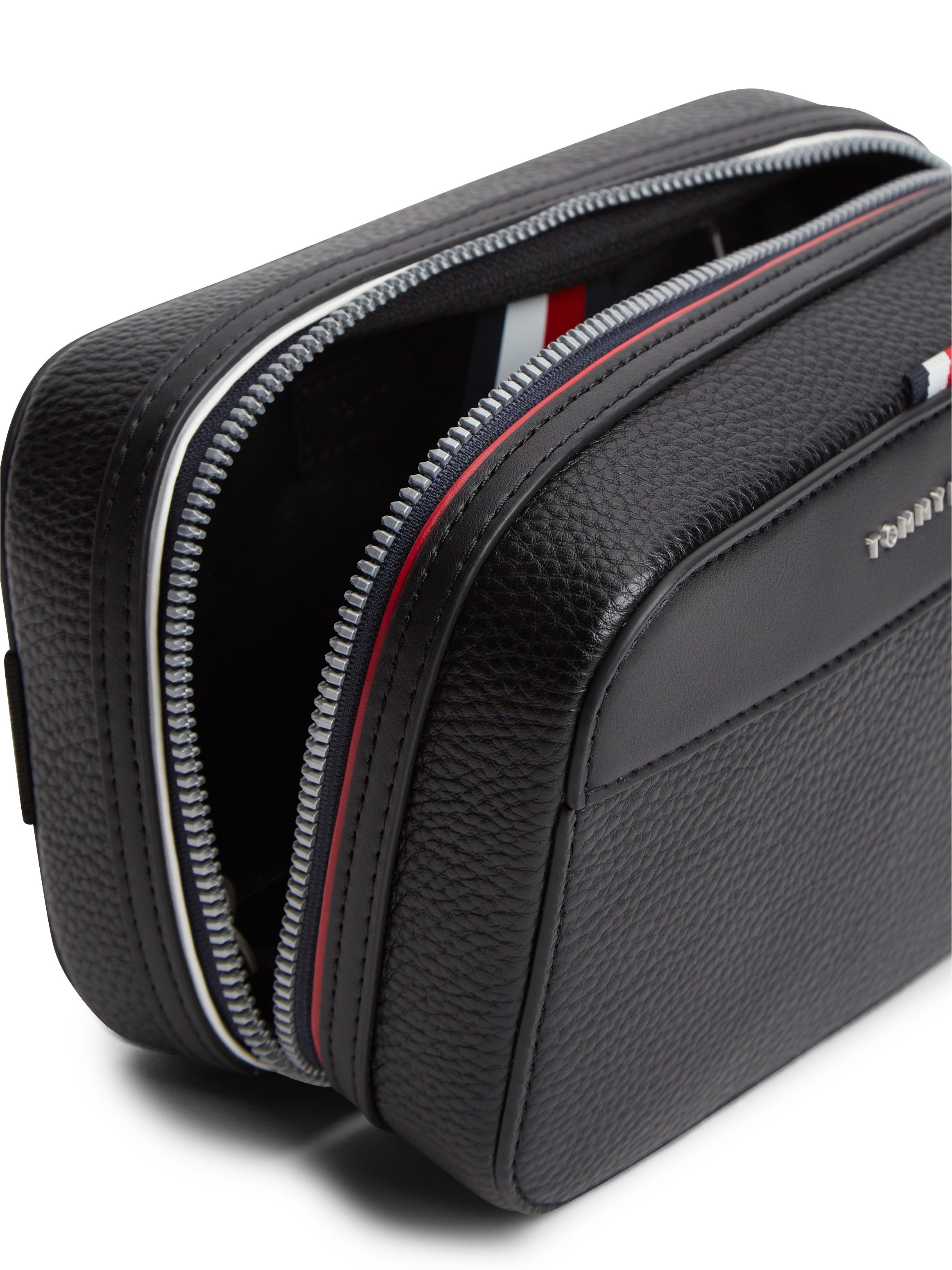 Tommy Hilfiger Kulturbeutel TH CENTRAL WASHBAG, Unisex Waschbeutel, Minibag mit Logoschriftzug