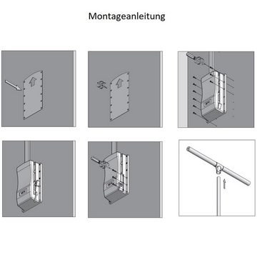 MS Beschläge Kleiderstange Stahl Lift Kleiderlift Schranklift Garderobenlift