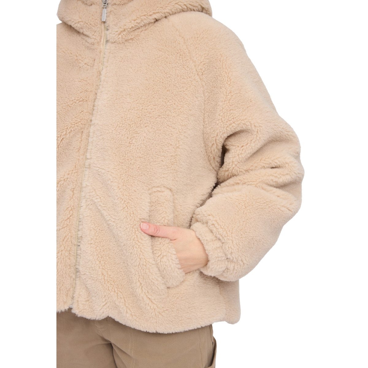 MAZINE Winterjacke Mazine Faux-Fur Hooded Jacket - Kunstfelljacke