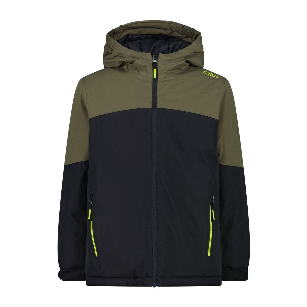 CMP Steppjacke KID Jacket FIX Hood Perfekte Wanderjacke für Kinder mit winddichter Membran, elastischer