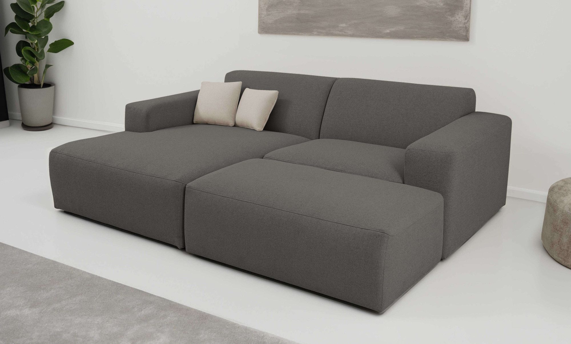INOSIGN Ecksofa Koa,228cm, L-Form, Modulsofa, Webstoff, günstig online kaufen
