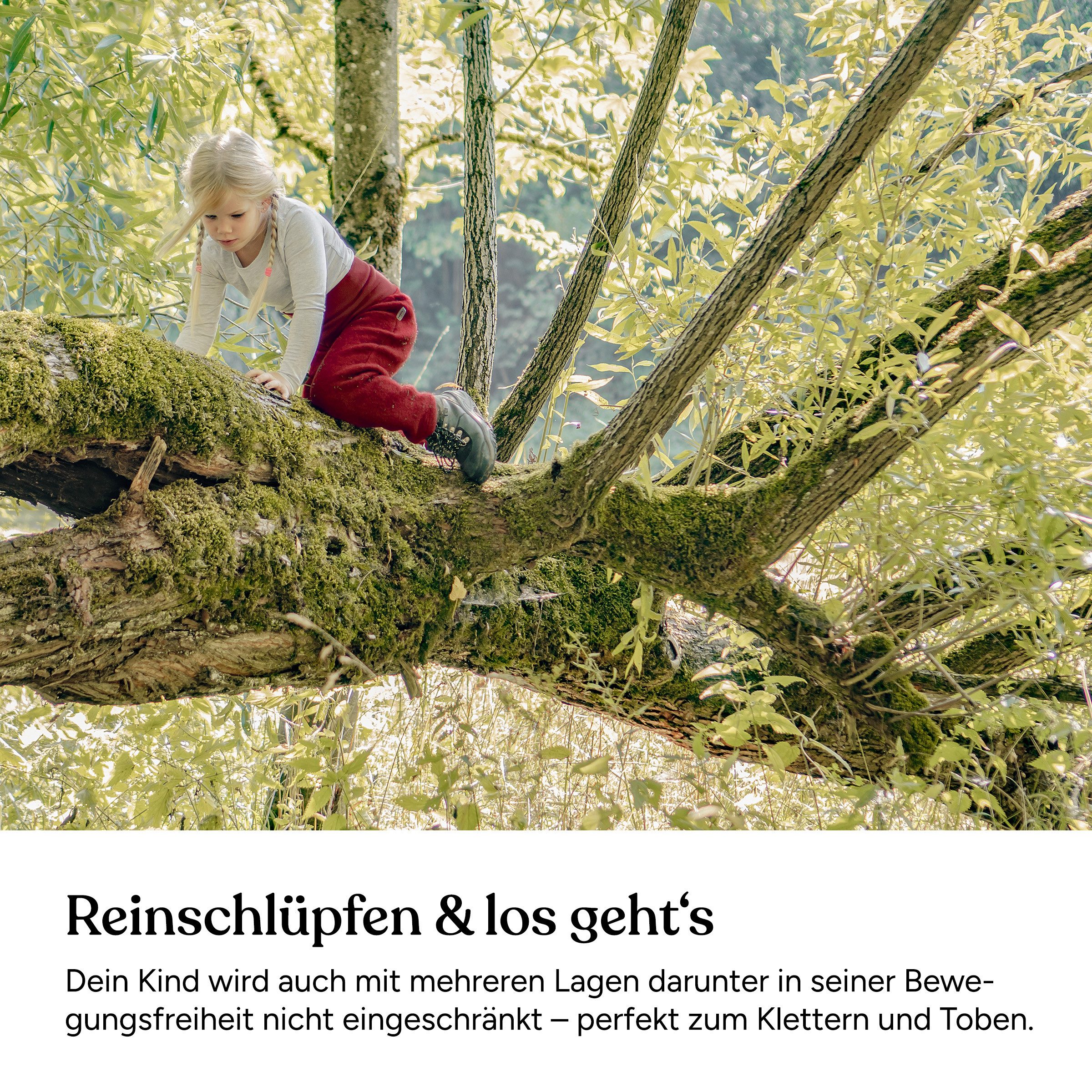 Ehrenkind Outdoorhose Walkhose aus Bio-Wolle & Bio-Baumwolle