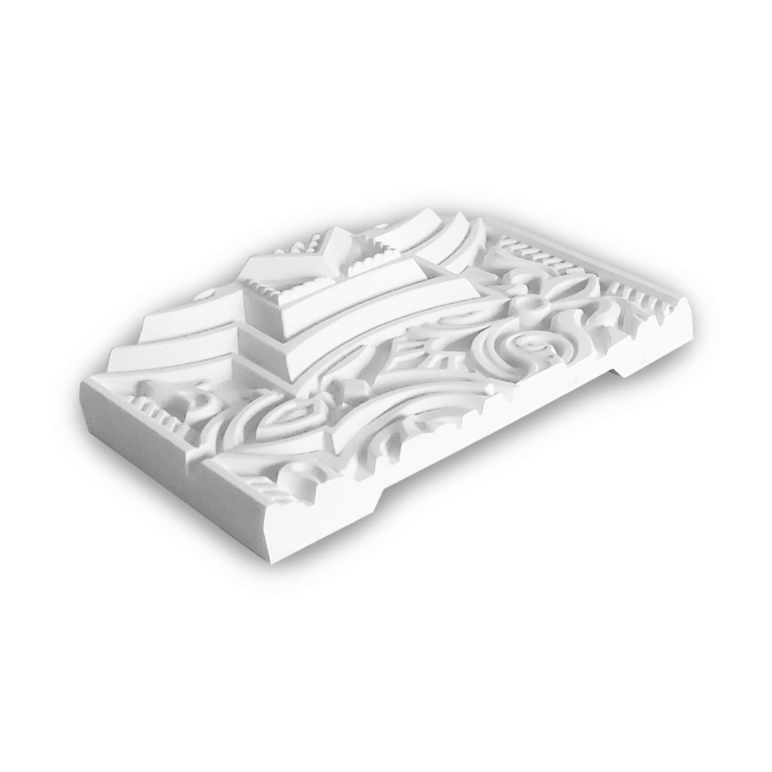 Profhome Zierleiste 1 MUSTERSTÜCK S-151502 10 cm MUSTER Wandleiste Wandvertäfelung, kleben