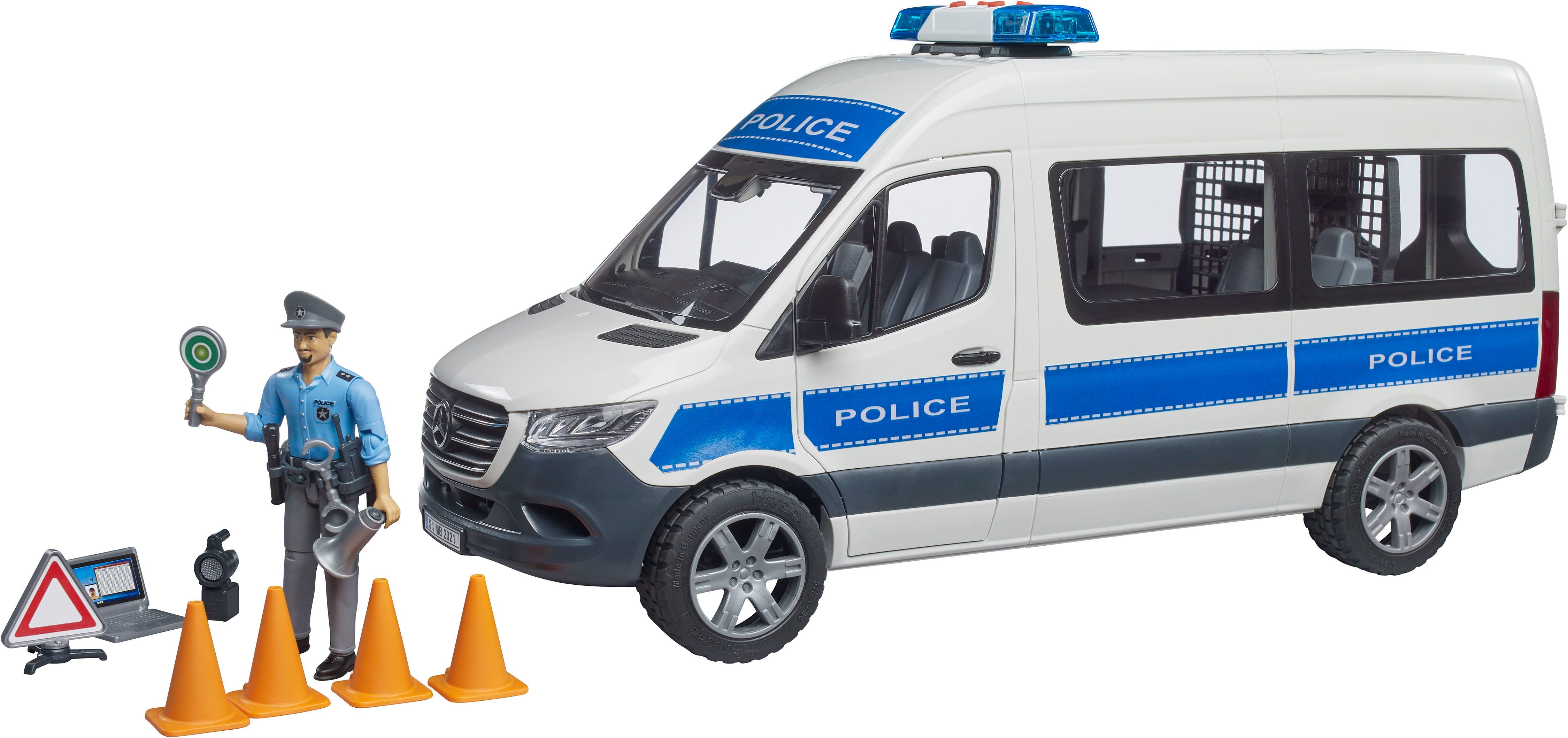Bruder® Spielzeug-Transporter MB Sprinter Polizei Einsatzfahrzeug mit Poliz günstig online kaufen