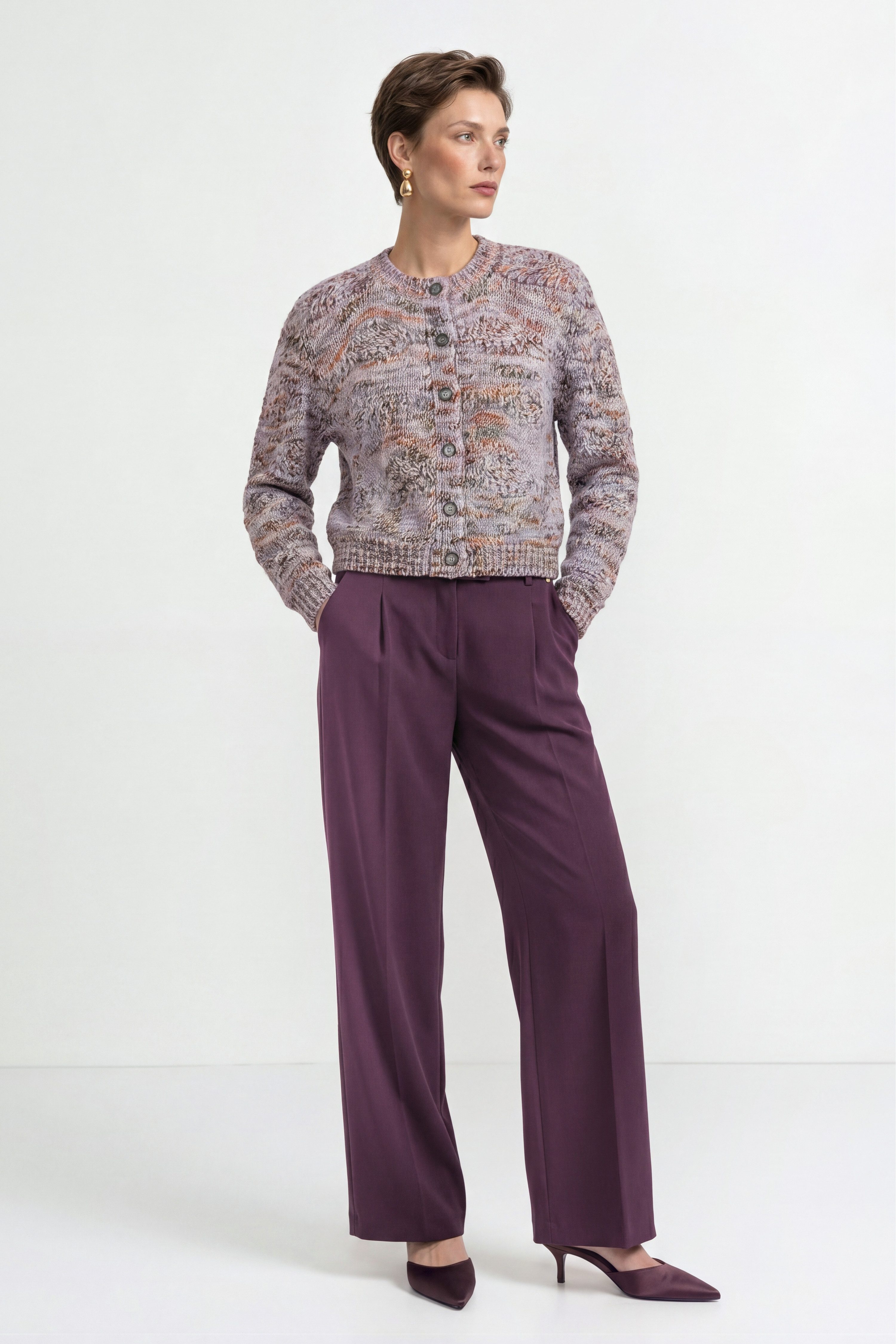RICHROYAL Bundfaltenhose mit Bügelfalten, Wide Leg – Bild 3 von 5