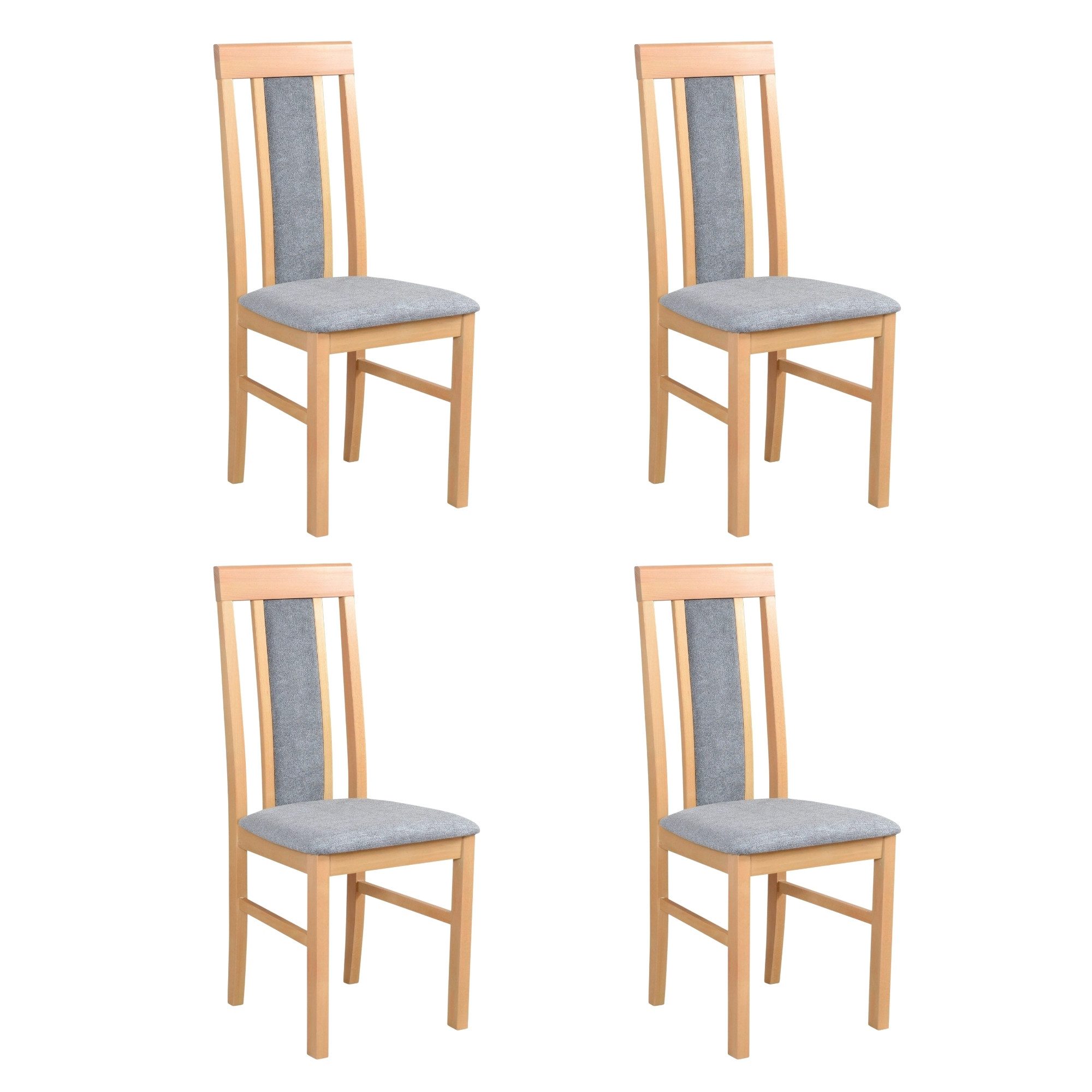 MOEBLO Stuhl ELIONA 2 (Eleganter Massivholz-Stuh günstig online kaufen