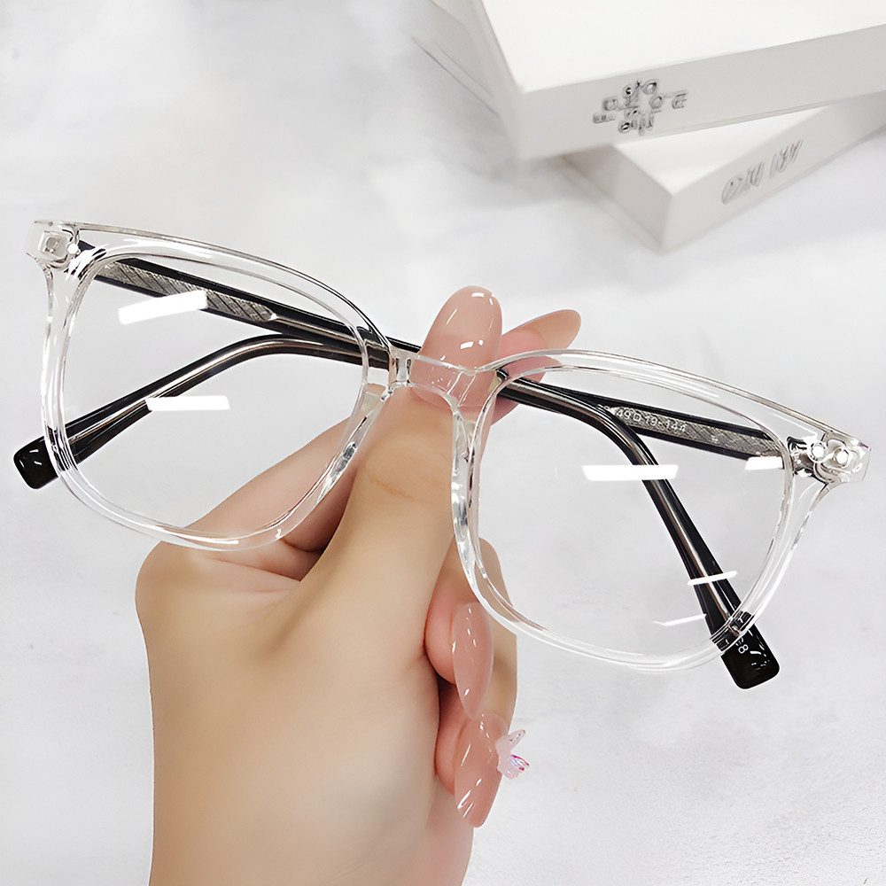 PACIEA Brille Damen Herren Ohne Sehstärke Anti Blaulicht Anti-Müdigkeit Mode