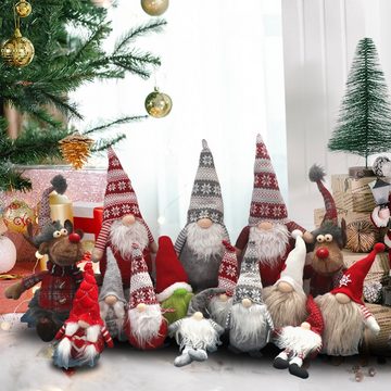BIGTREE Wichtel Santa Tomte Gnom für Weihnachten Deko,Weihanchtsfiguren
