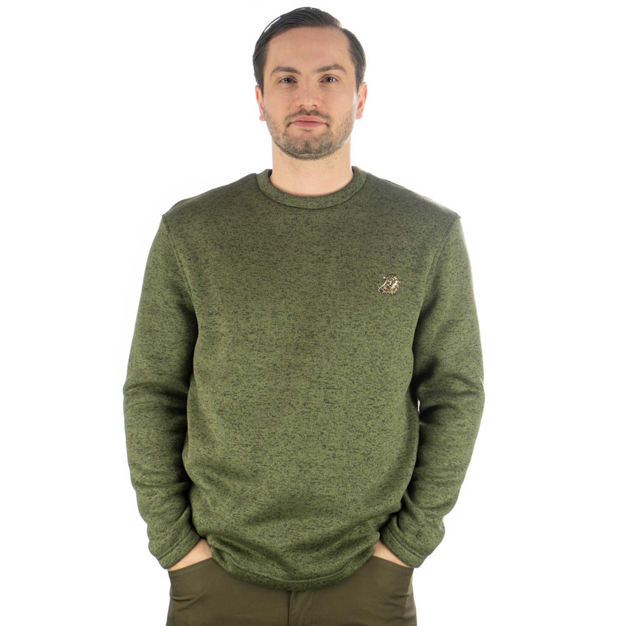 German Wear Strickpullover OP1 Jagdpullover für jagd oliv