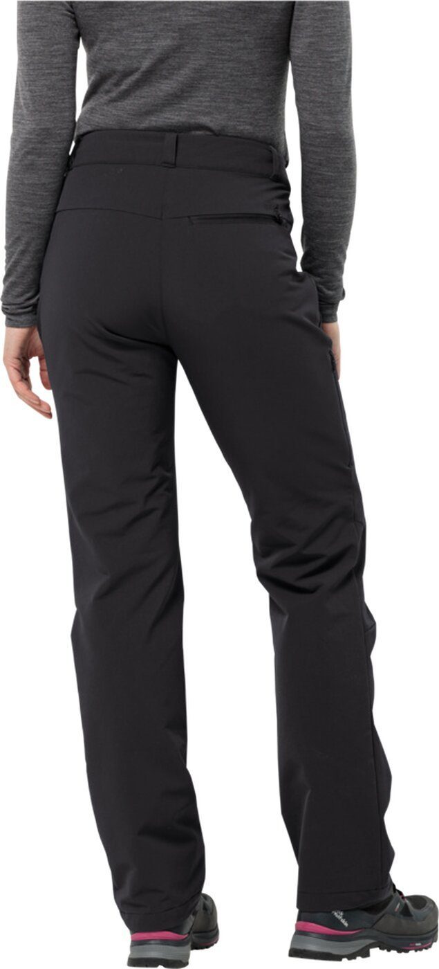 Jack Wolfskin Funktionshose ACTIVATE THERMIC PANTS W BLACK