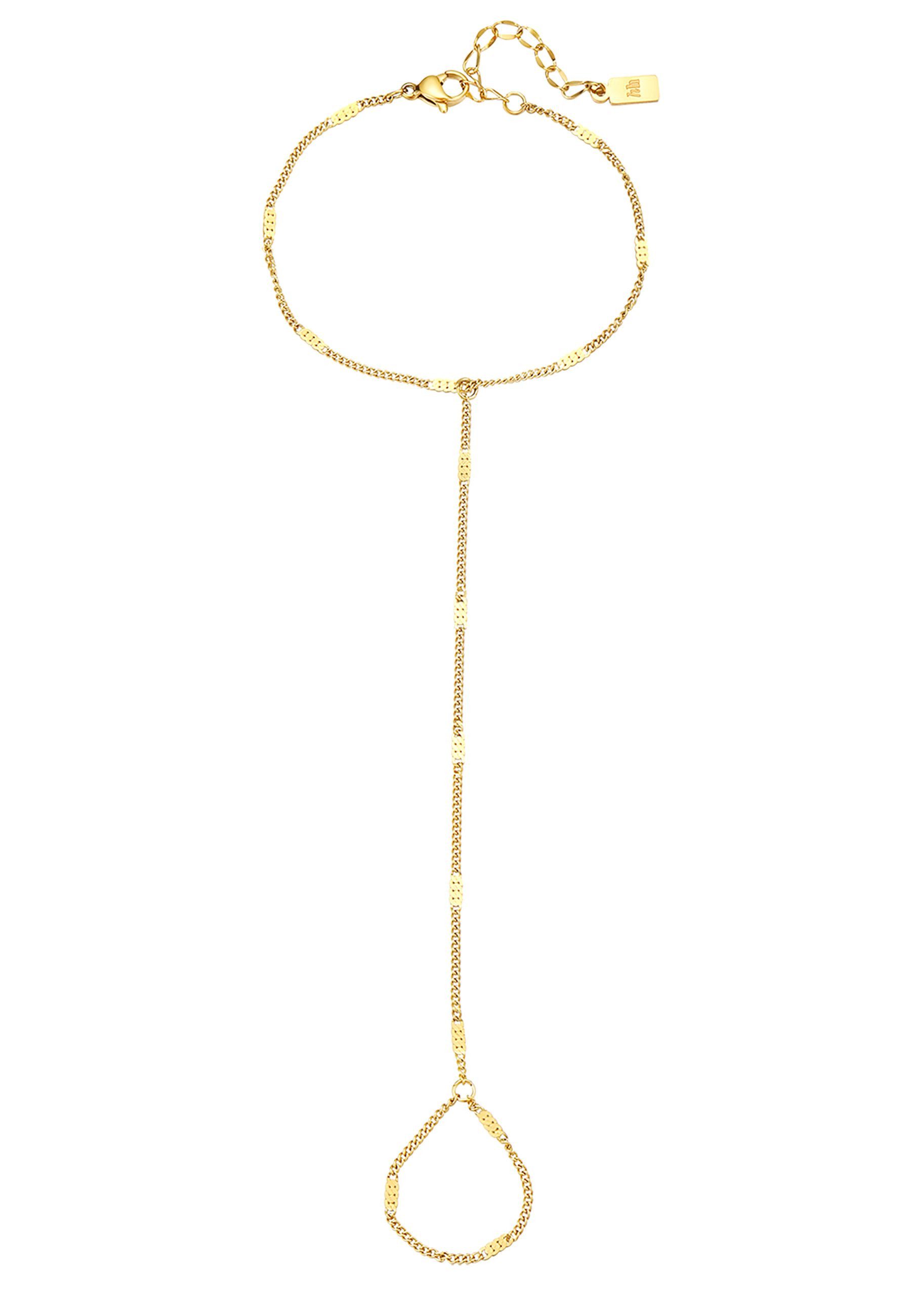 Hey Happiness Armkette Elegante Handkette, Hand Chain Armband Satelliten, Starburst, Rolo